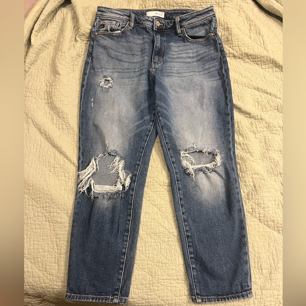 Kancan distressed ankle jeans- size 11- great condition
